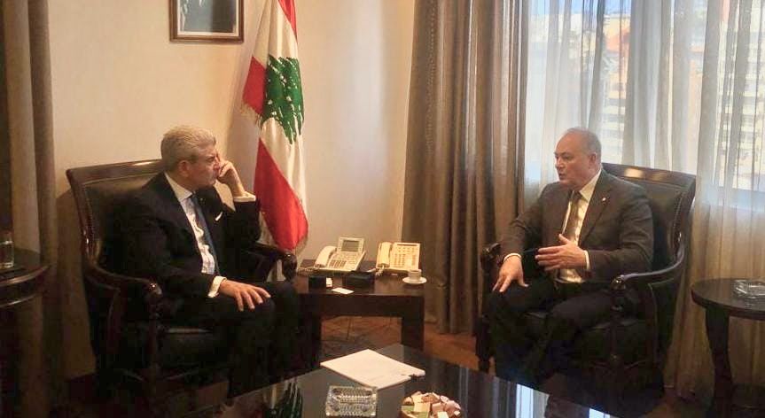 لقاءات لعيسى الخوري مع سفراء أميركا وروسيا والاتحاد الأوروبي