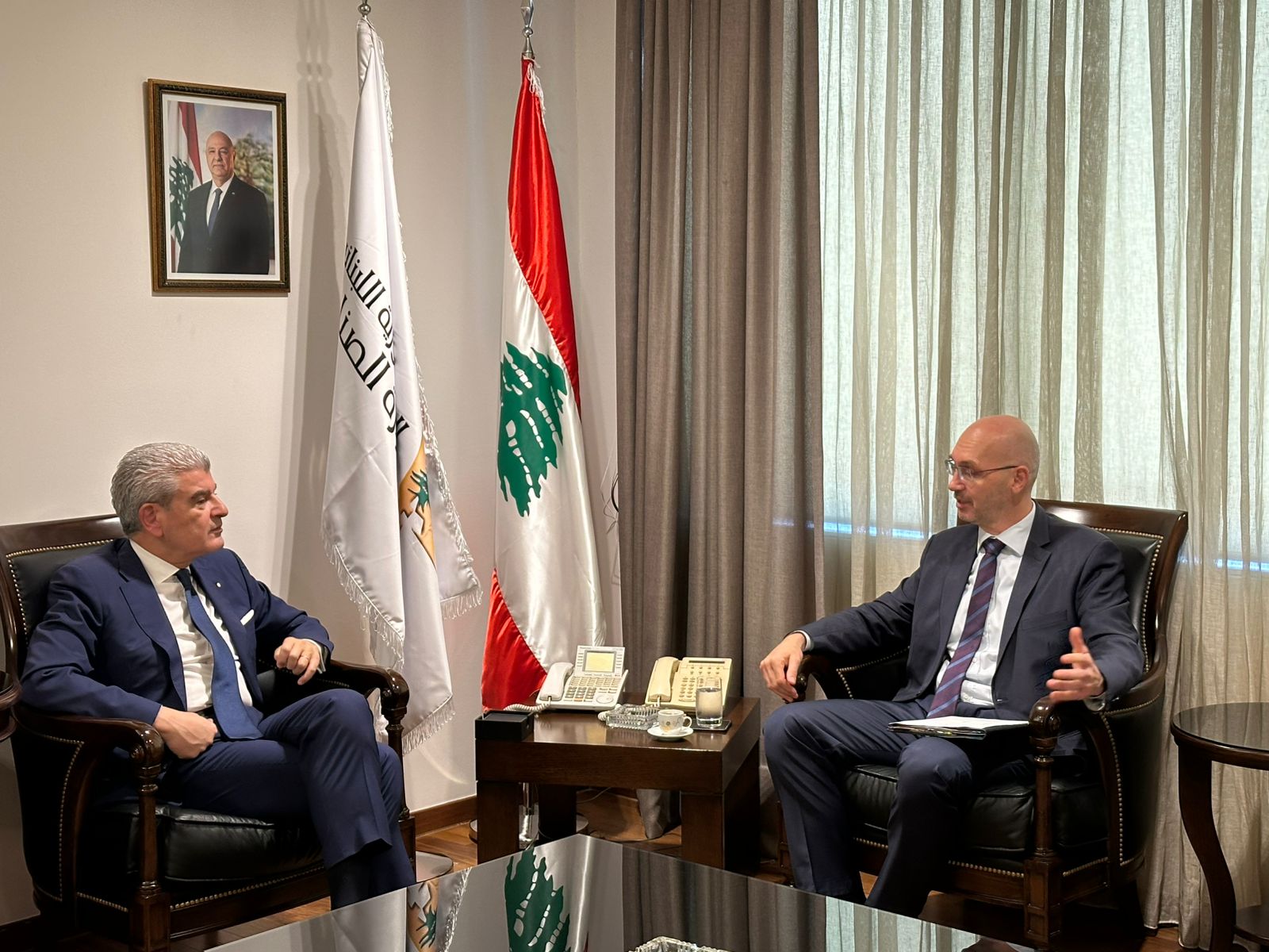 عيسى الخوري يبحث مع سفير بلغاريا سبل تعزيز التعاون الصناعي والتجاري